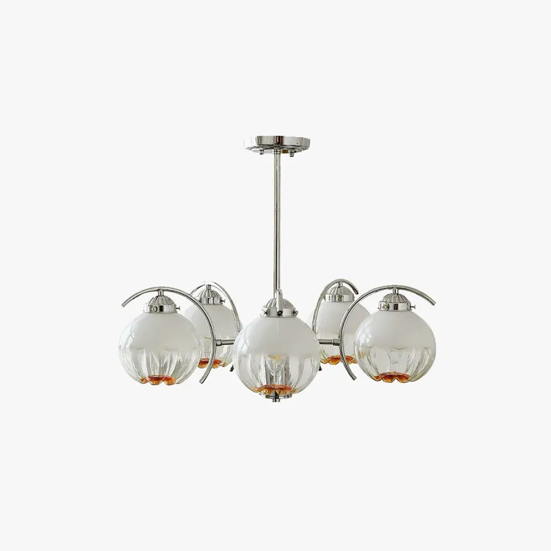 Valentina Lustre Moderne, Metal\\/Verre, Blanc, Chambre
