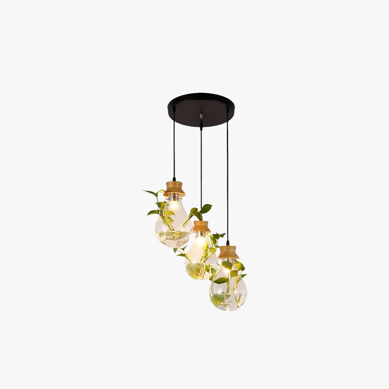 Ritta Suspension Pot de plantes-Cluster, 2 couleur\\/Shape, 1\\/3-Lumières