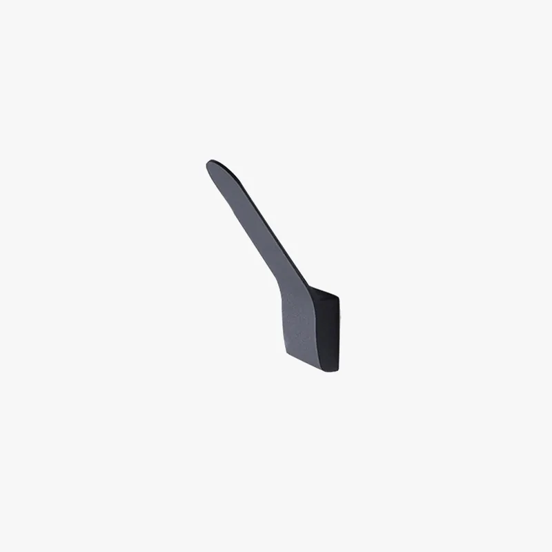Ray Applique Murale Extérieur Linéaire Minimaliste, Métal\\/Verre, Noir, Extérieur