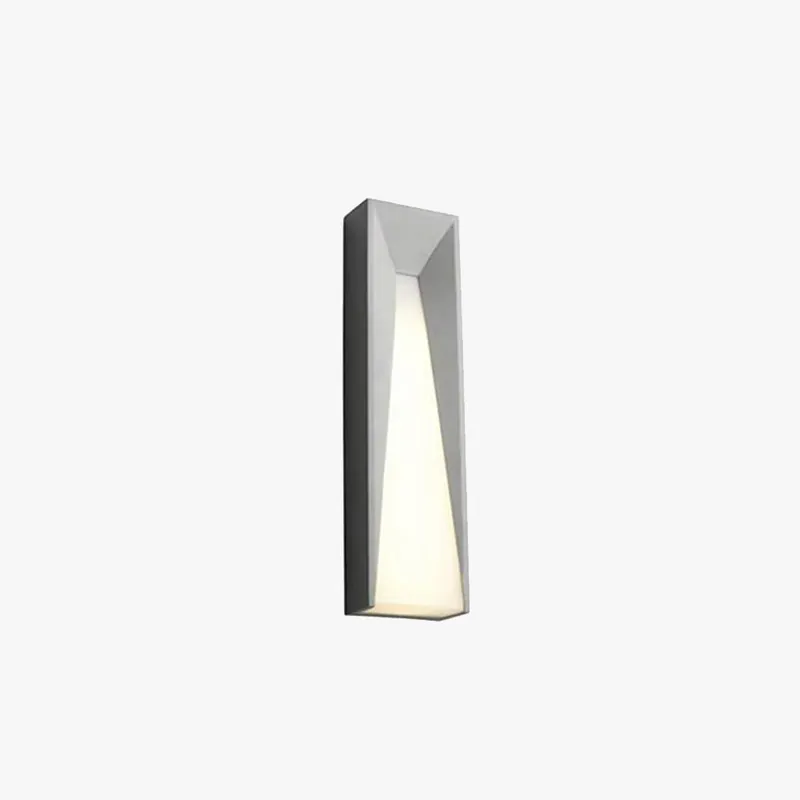 Ray Moderne LED Applique Murale Noir\\/Gris Métal Extérieur