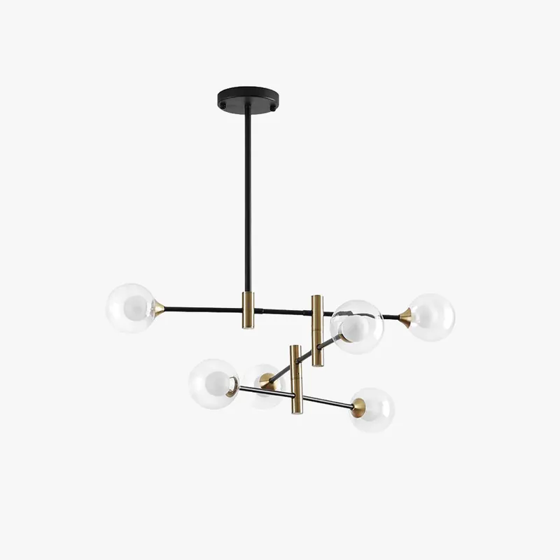 Valentina Design Italien Luminaires Suspensions Globe Moderne Métal\\/Verre Blanc Laiteux\\/Clair Chambre\\/Salon