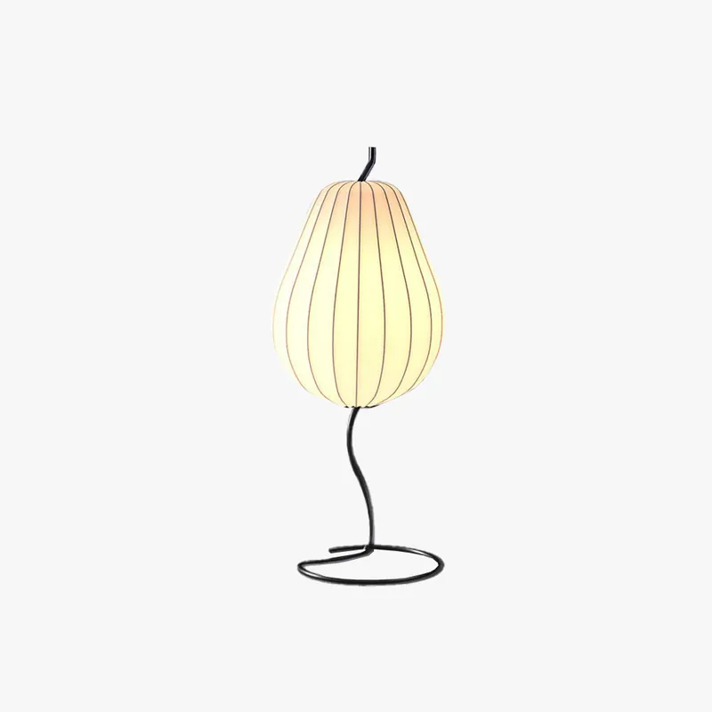Ritta Lampadaire Poire Moderne, Métal\\/Tissu, Beige, Salon