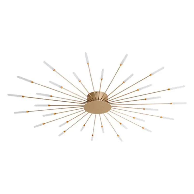 Arisha Plafonnier Fireworks Design Artistique Noir\\/Doré