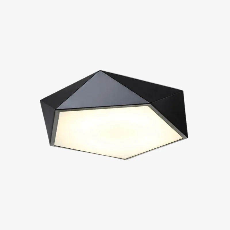 Arisha Design LED Plafonnier Simple Moderne Métal Noir\\/Blanc Salon