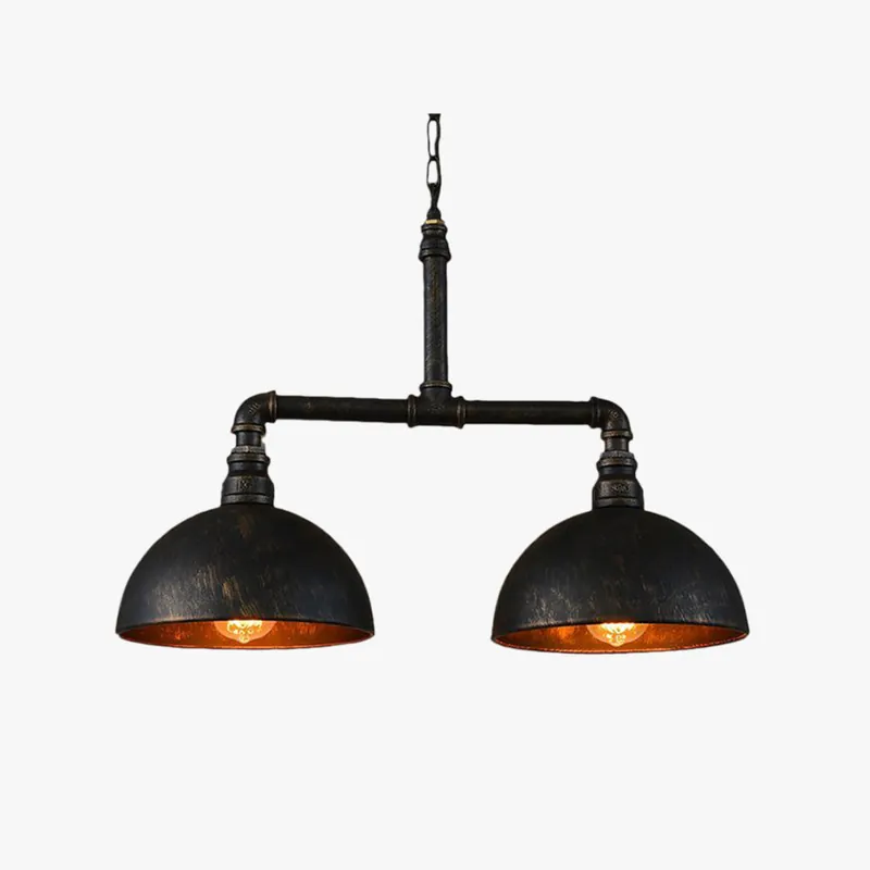 Silva Industrielle Luminaires Suspensions Vintage LED Métal Noir Salon\\/Chambre à Coucher