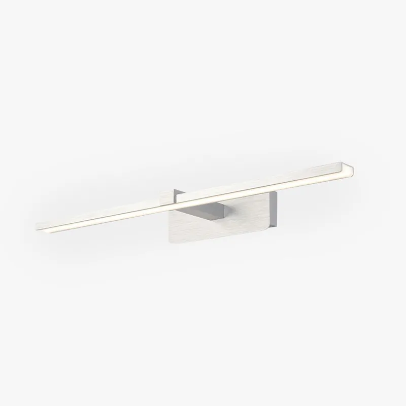 Arisha Simple LED Applique Murale Linéaire Moderne Métal\\/Acrylique Argent Salle de Bain