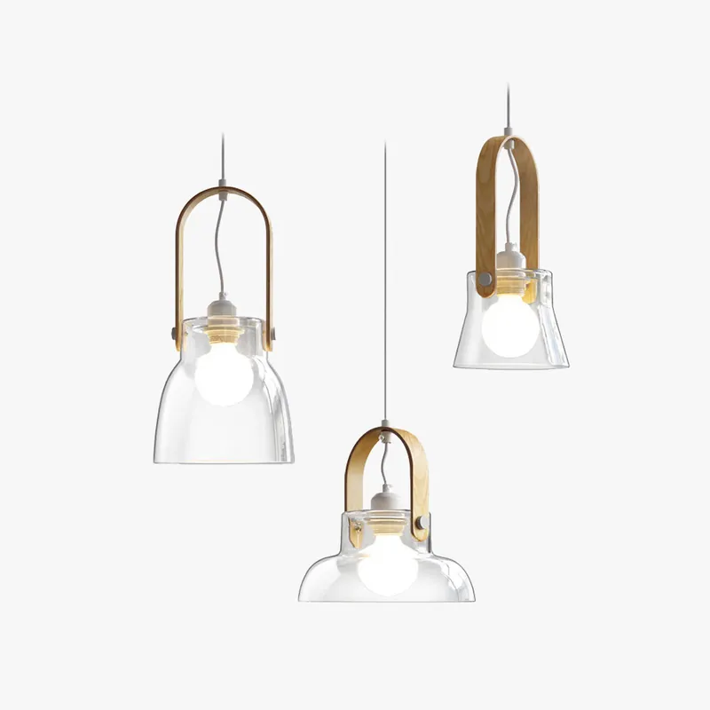 Valentina Moderne Luminaires Suspensions Dôme Minimaliste Métal\\/Verre Or Transparent Salon