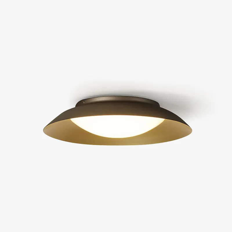 Arisha Moderne Plafonnier Bol Moderne Métal Laiton Salon
