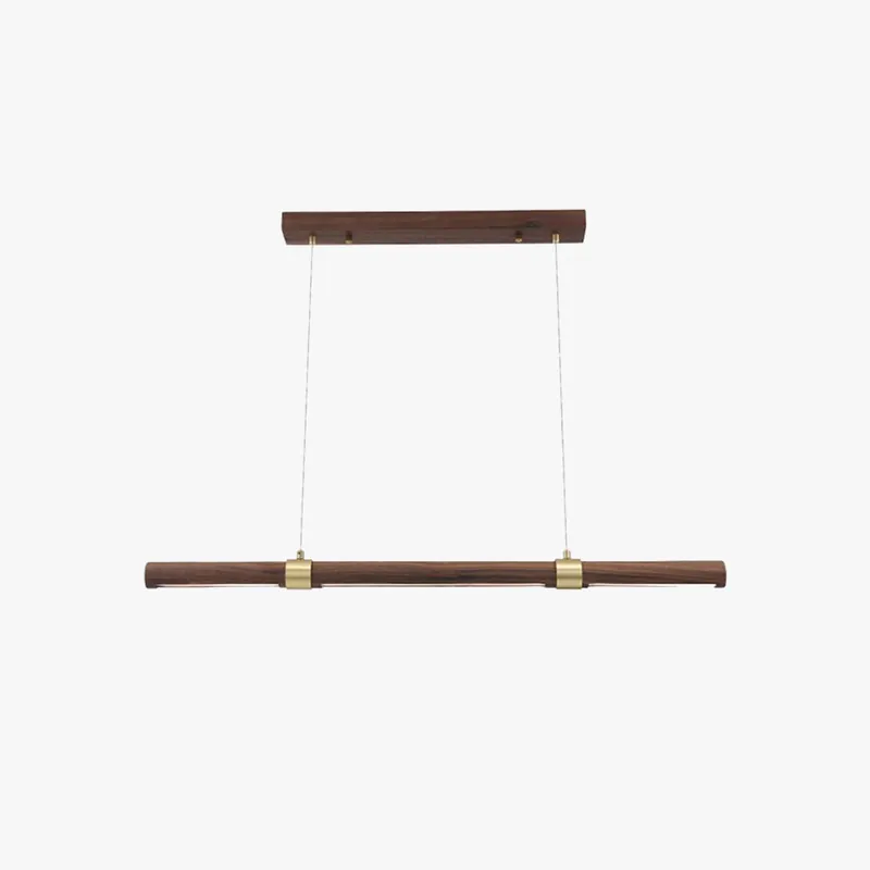 Muto Design Italien Luminaires Suspensions Linéaire Rustique Métal\\/Acrylique Bois Cuisine\\/Chambre