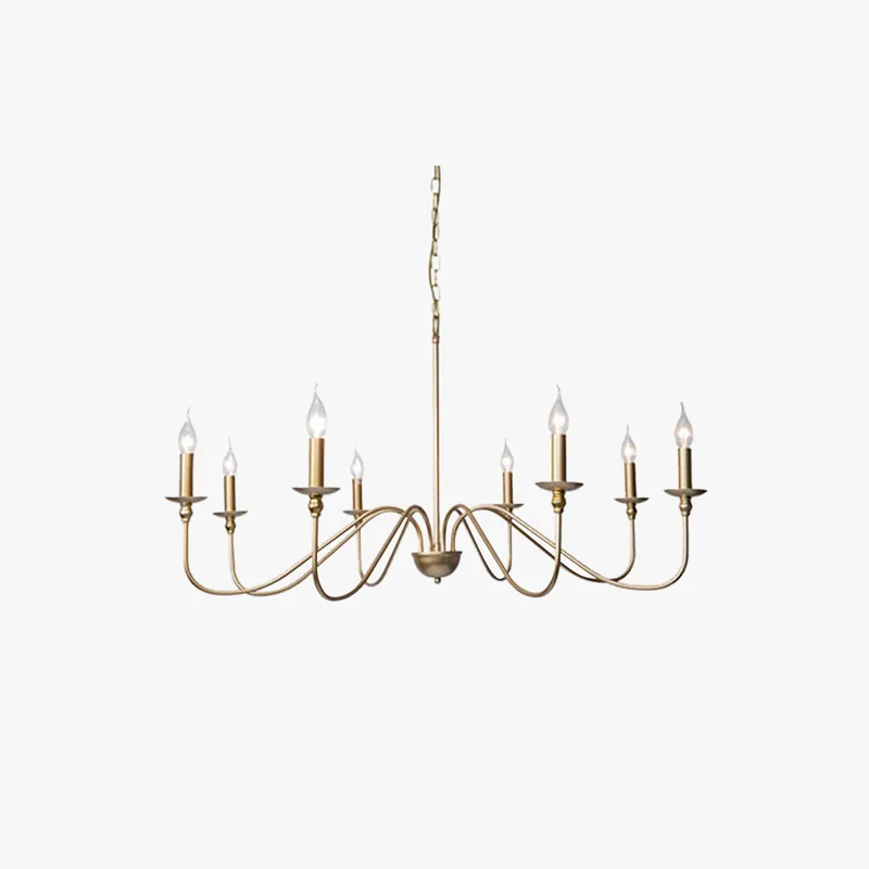 Silva Grande Luminaires Suspensions Vintage LED Métal Noir\\/Doré Salon