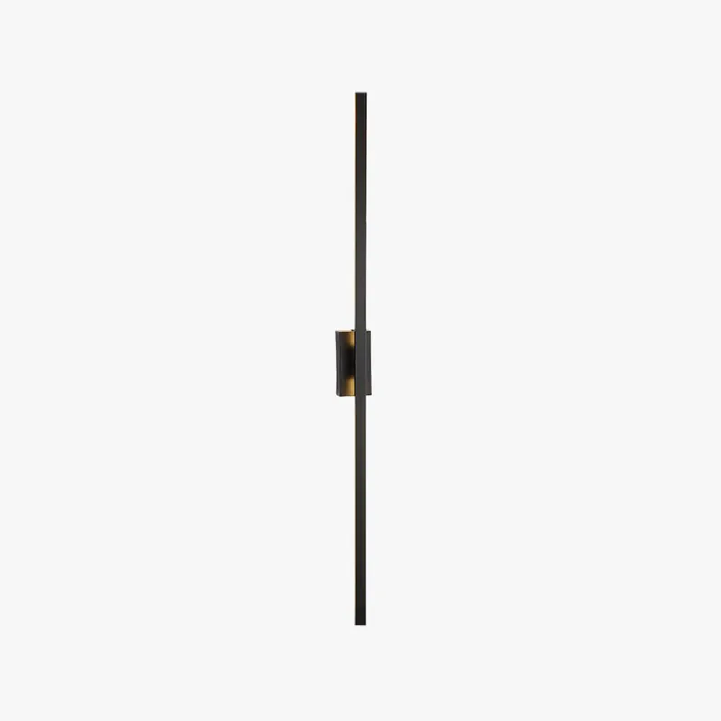 Arisha Longue Intérieur LED Applique Murale Linéaire Moderne Métal Noir Salle de Bain