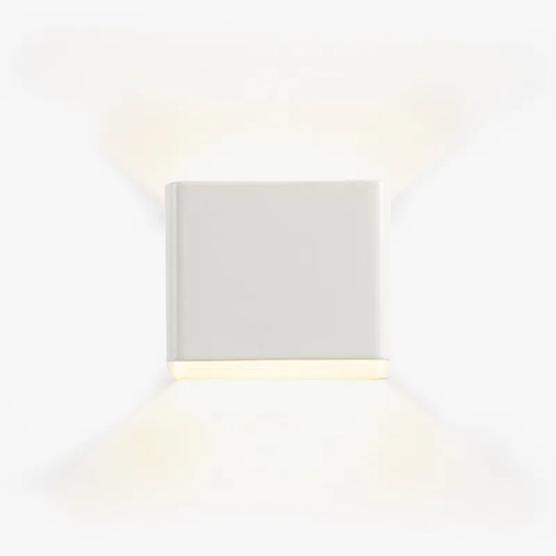 Ray Applique Murale Carrée Moderne 5-Couleurs, Chambre