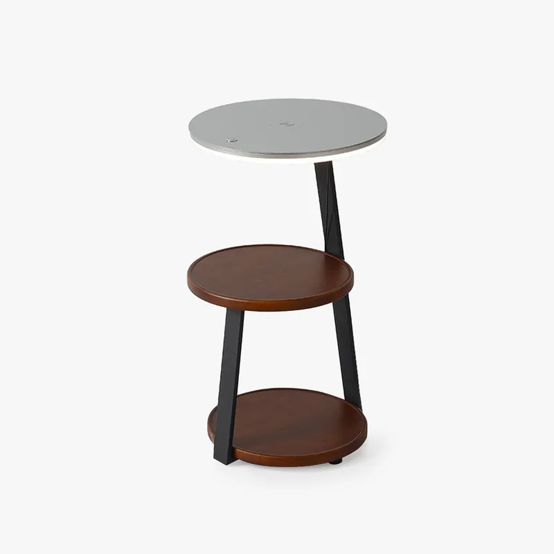 Muto LED Lampadaire Table Moderne, Bois, Salon\\/Salle à Manger