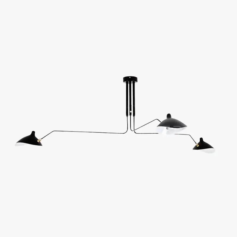 Arisha Luminaires Suspensions Industrielle Moderne Métal Noir Salle d'étude\\/Salon\\/Chambre