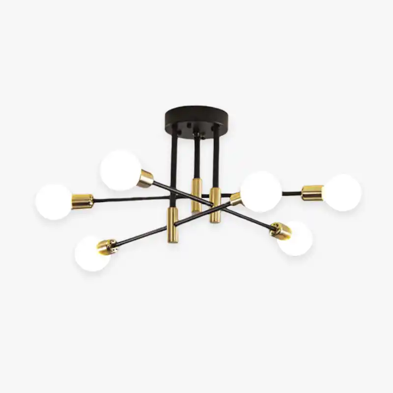 Valentina Lustre Métal Design Moderne, Plusieurs Ampoules
