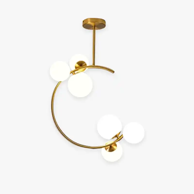 Valentina Boule de Verre Bulles Lampes Suspendues Lampes Dorées Suspension