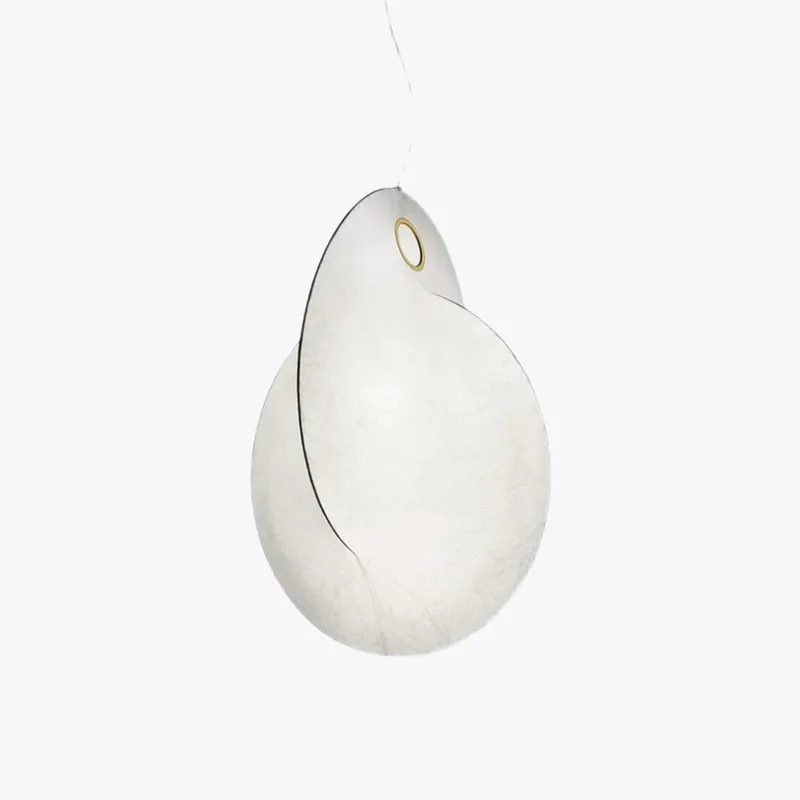 Ritta Suspension Boule Moderne, Métal\\/Soie, Blanc, Salon\\/Chambre à Coucher