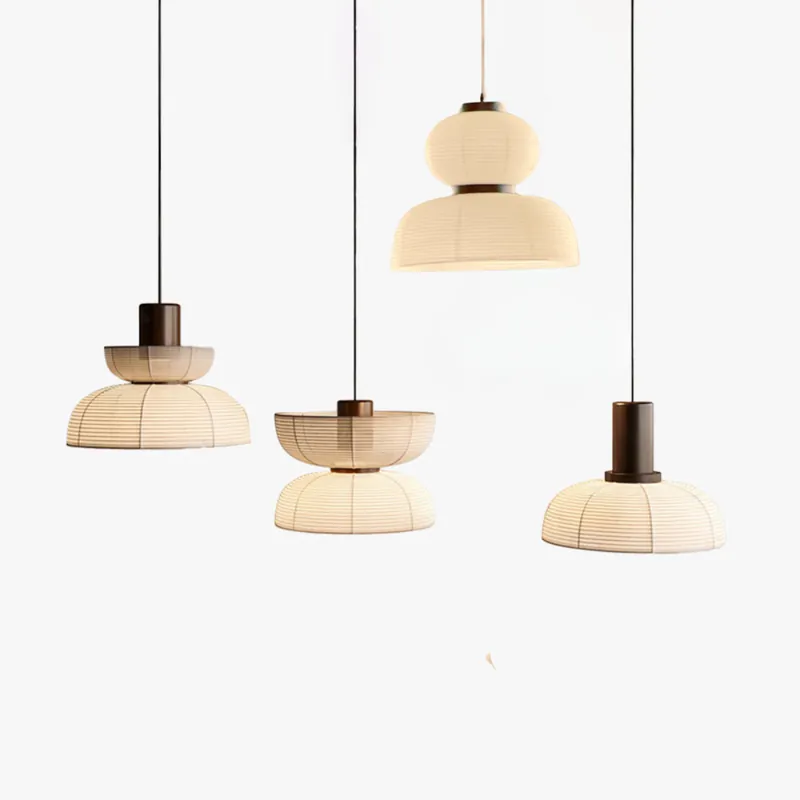 Ritta Suspension Bol Moderne, Metal\\/Tissu, Beige, Salon