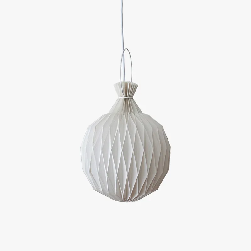 Ritta Suspension Globe Moderne, Metal\\/Papier, Blanc, Salon