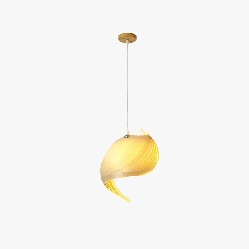 Muto Suspension Spirale Moderne, Metal\\/Bois, Bois, Salon
