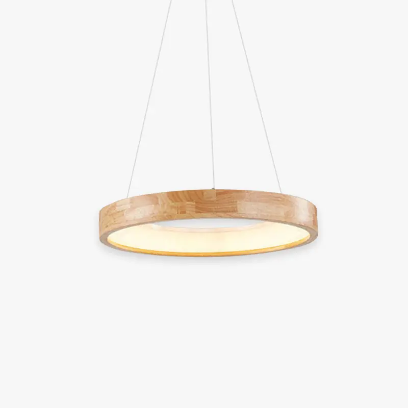 Muto Suspension Anneau Simple, Bois\\/Acrylique, Bois, Salon