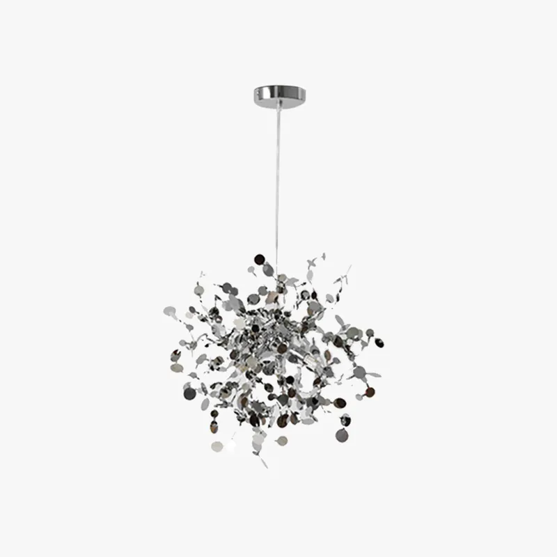 Olivia Suspension Divergence Inhabituelle, Acier Inoxydable, Or\\/Argent, Salle à Manger\\/Salon