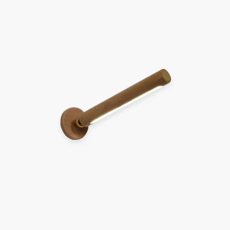 Muto Applique Murale Cylindrique Minimaliste, Bois, Métal\\/Bois, Chambre