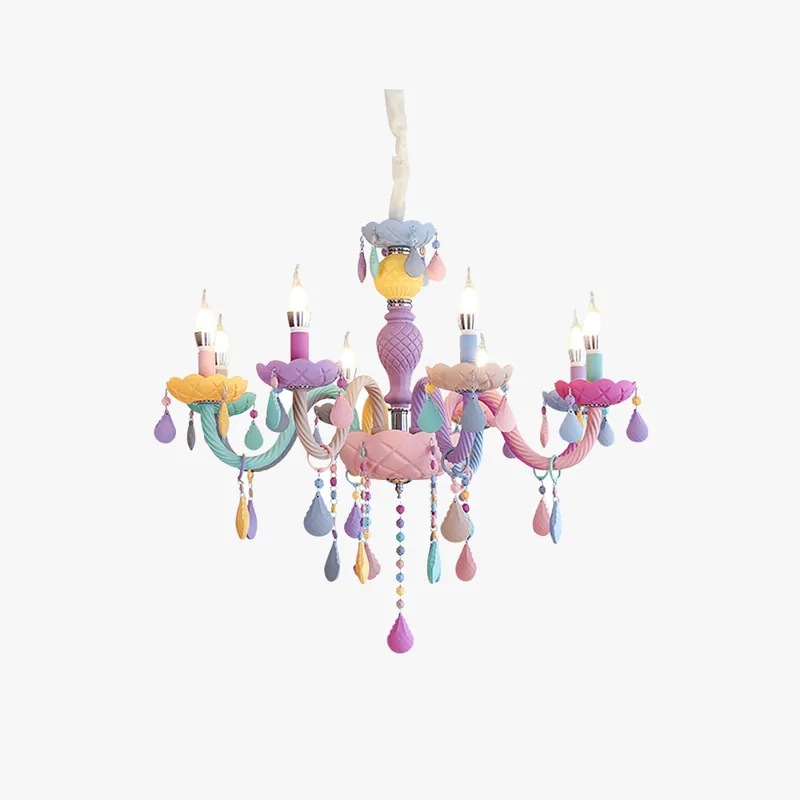 Valentina Suspension Bougeoir Art Deco, Métal, Coloré, Chambre à Coucher\\/Salon