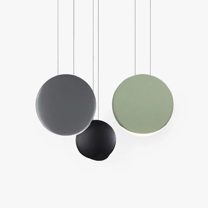 Valentina Suspension Ronde Simple, Métal\\/Résine, Noir\\/Vert\\/Brun\\/Gris\\/Blanc, Chambre à Coucher\\/Bureau