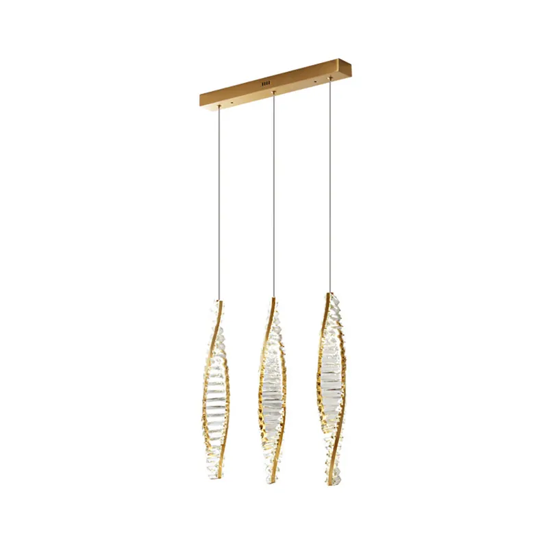 Kristy Suspension Carrée Moderne, Métal\\/Cristal, Noir\\/Or, Chambre à Coucher\\/Bar