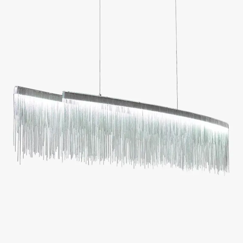 Arisha Suspension Linéaire Luxueux, Acrylique\\/Metal, Doré\\/Chrome, Chambre