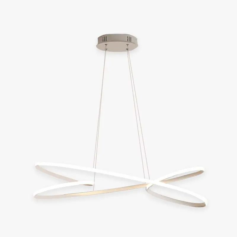 Arisha Luminaires Suspension Papillon LED Moderne Métal Salle à manger