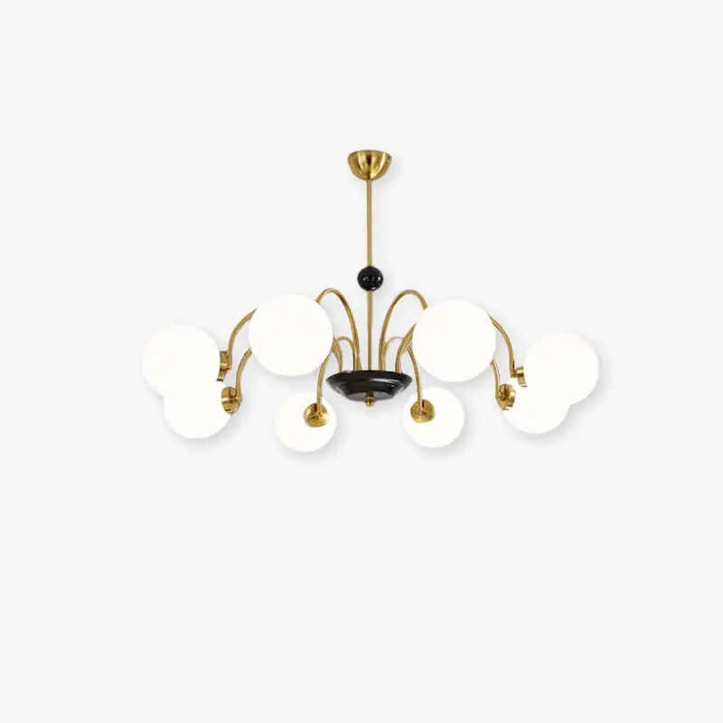 Valentina Luminaires Suspension LED Design Argent\\/Or Salle à manger