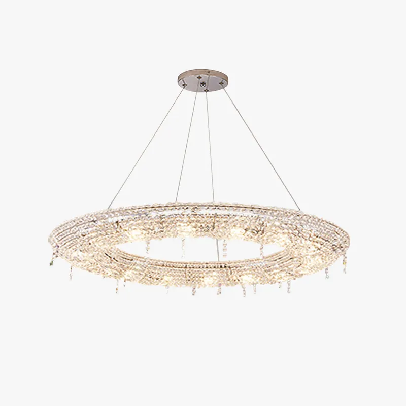 Kristy Suspension Anneau Nordique, Métal\\/Cristal, Doré, Chambre à Coucher\\/Salon