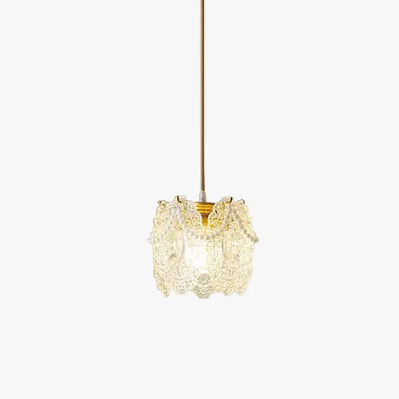 Kristy Suspension LED Fleur Élegante Acrylique\\/Métal Salon