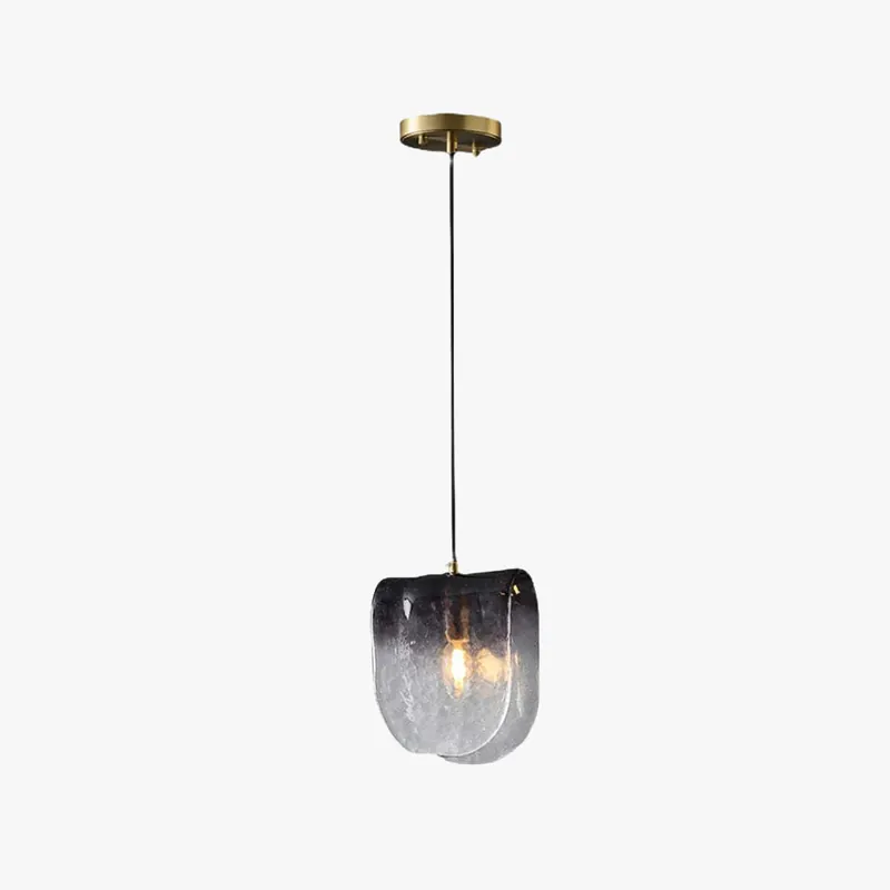 Valentina Suspension Contemporaine Métal\\/Verre Noir Salon