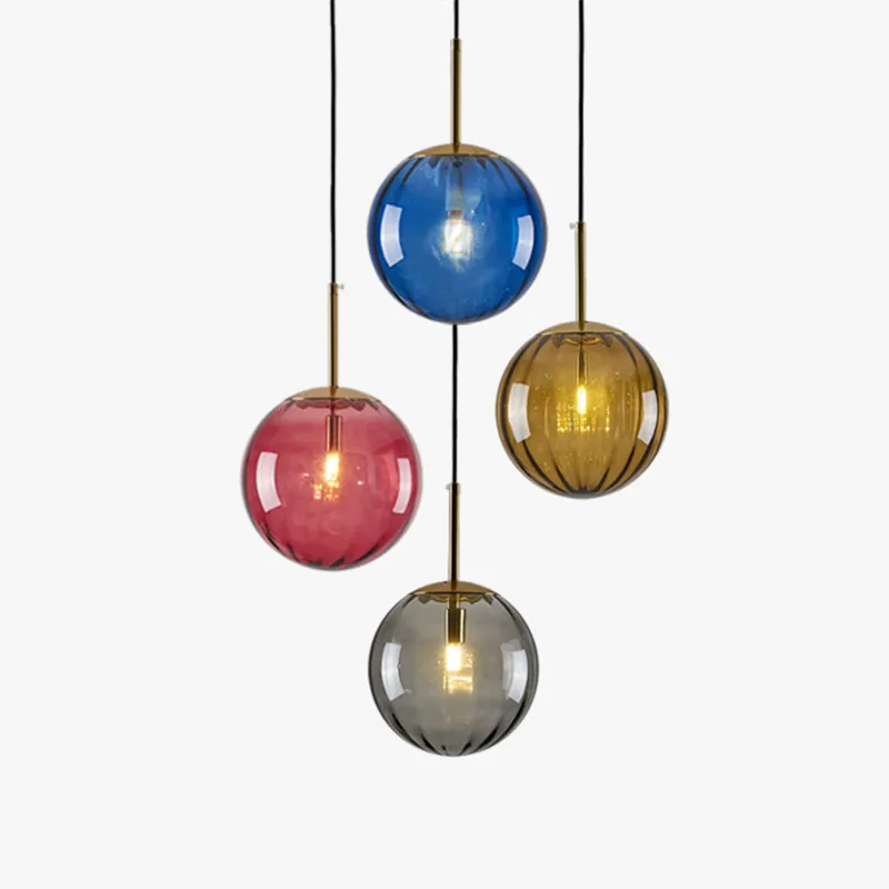 Valentina Suspension Boule Moderne, Métal\\/Verre