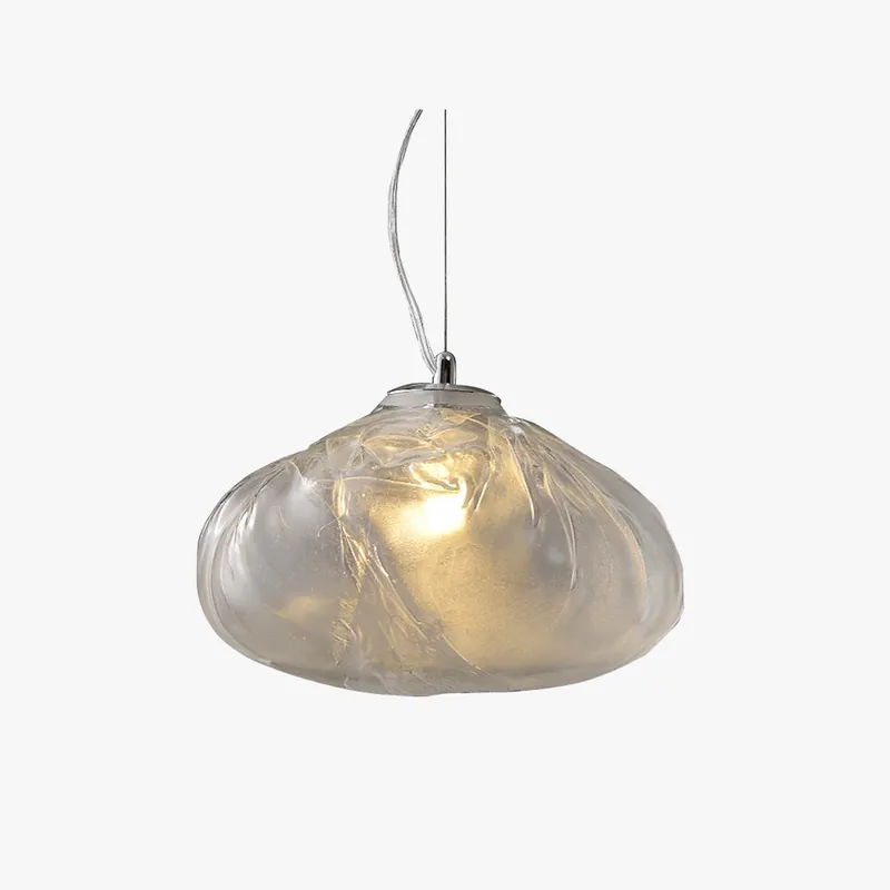 Avi Suspension Globe, Métal\\/Verre, Clair\\/Gris\\/Ambre