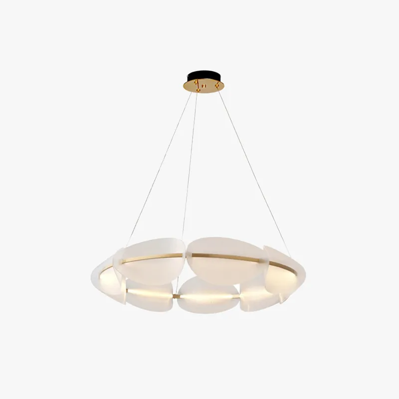 Arisha Suspension Ronde Moderne, Métal\\/Acrylique, Couleur Variable, Salon\\/Chambre à Coucher