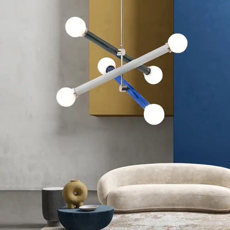 Arisha Suspension Ajustable Modern, Metal\\/Glass, Salon\\/Chambre à Coucher