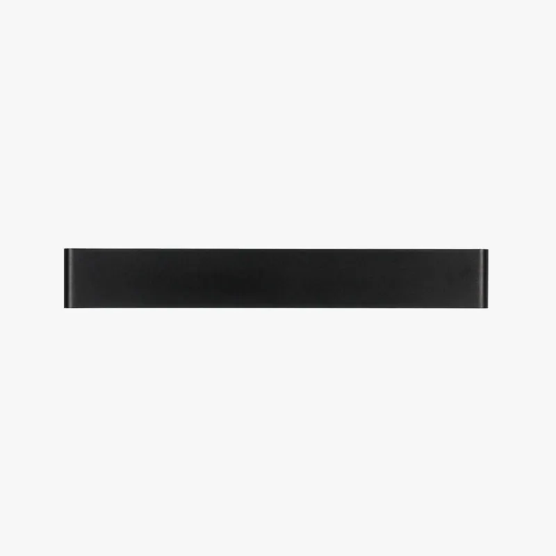Ray Applique Murale Rectanglaire Minimaliste, Métal\\/Acrylique, Noir\\/Blanc, Salle de Bain