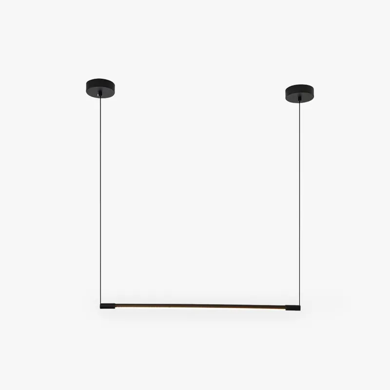 Arisha Suspension Linéaire Minimaliste Noir Chambre
