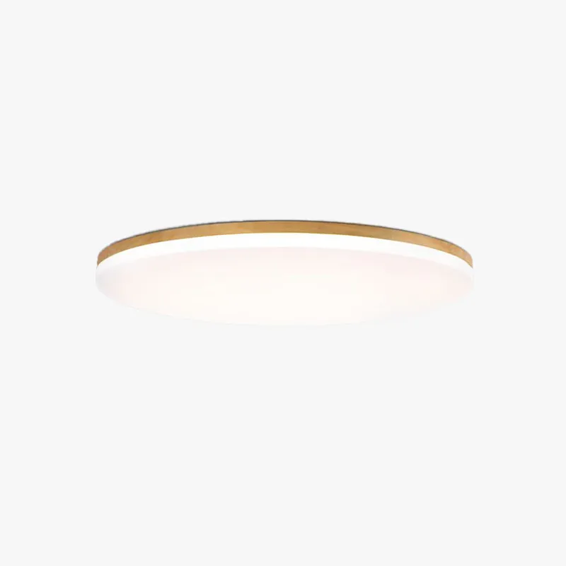 Muto Plafonnier LED Grande Rond Moderne Bois