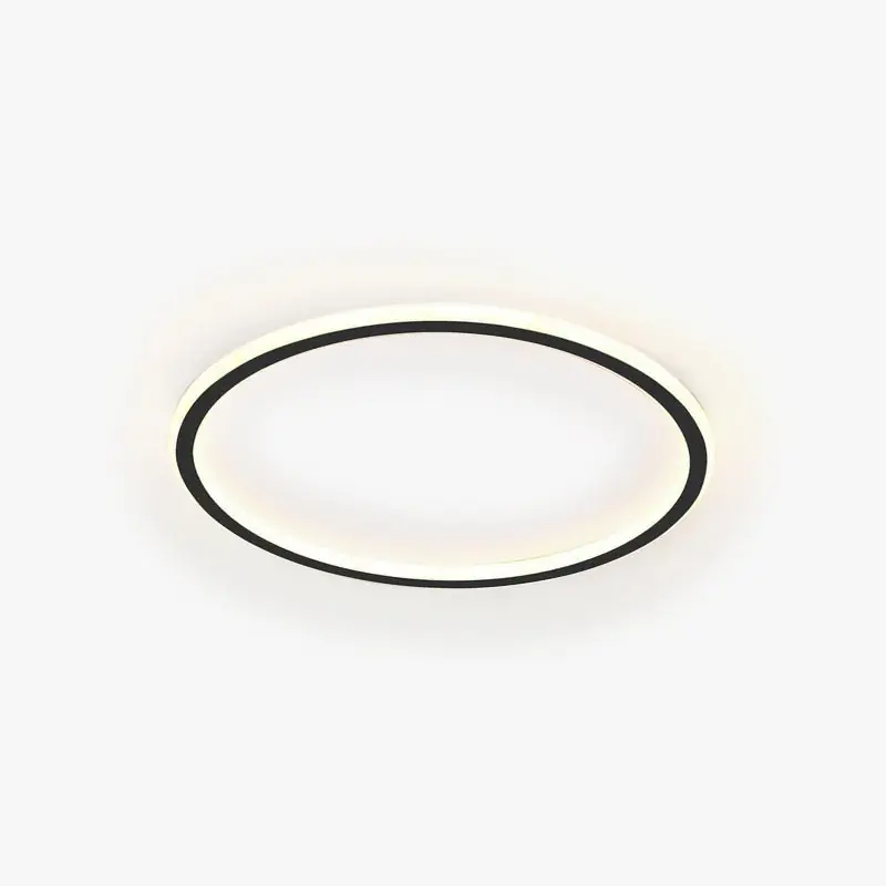 Arisha Plafonnier Rond ModerneBlanc\\/Noir, Salon