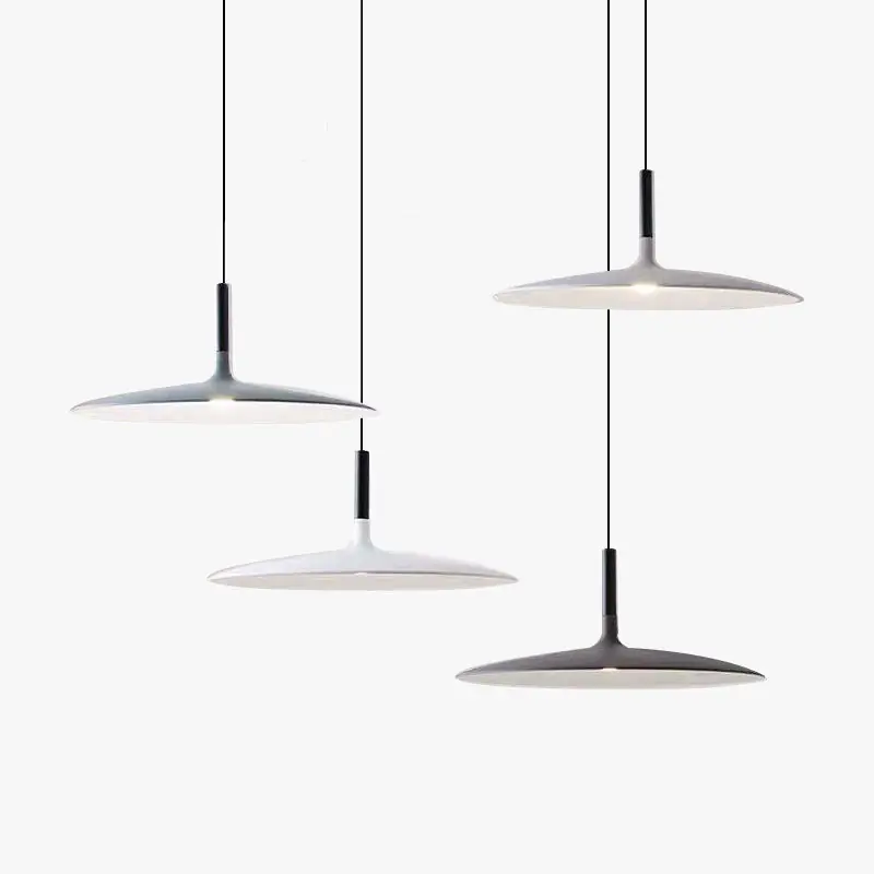 Aria Suspension Ronde Nordique Blanc\\/Noir\\/Gris Claire\\/Armée Verte