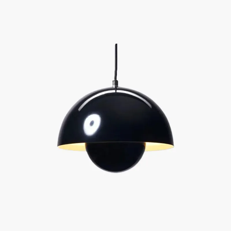 Valentina Suspension Ronde Moderne, Métal, Noir\\/Blanc\\/Rouge\\/Jaune