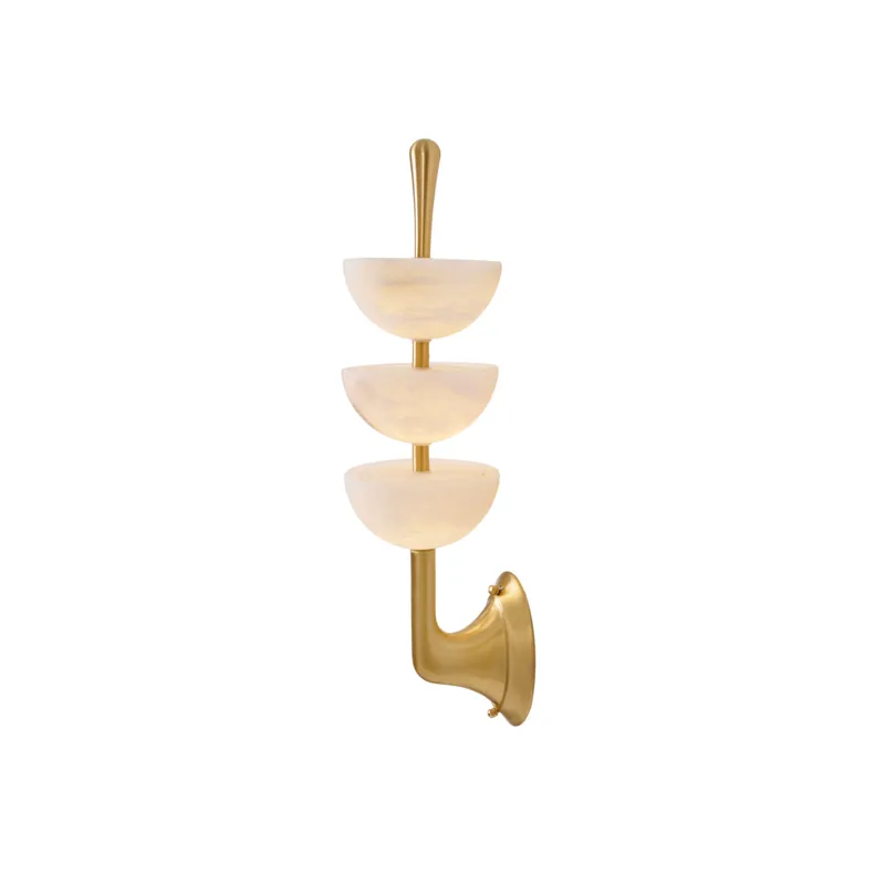 Vitheiel Moderne Minimaliste Art Albâtre Applique Murale