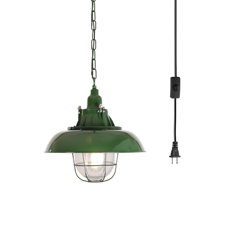 Colaeus Ancien Industriel Vert Verre Lumière