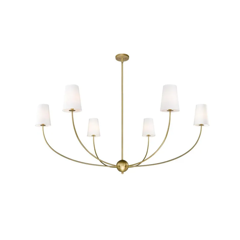 Vetheisra Lustre en Laiton et Tissu Style Industriel Vintage