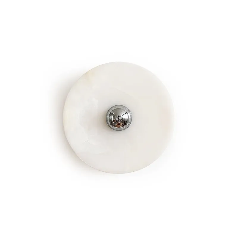 Arsole Applique Murale Ronde en Jade et Métal Moderne Minimaliste